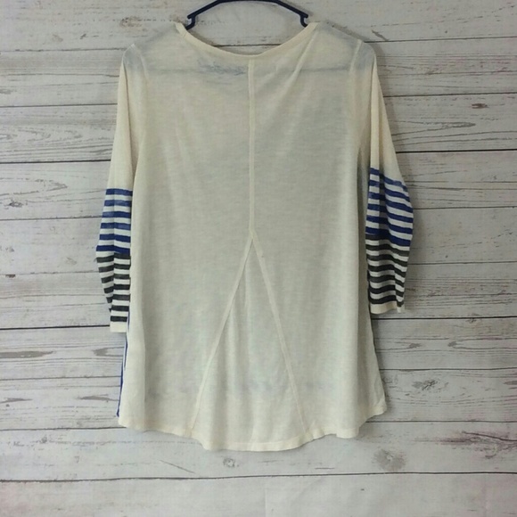 {Lucky Brand} Striped Top - Picture 2 of 4